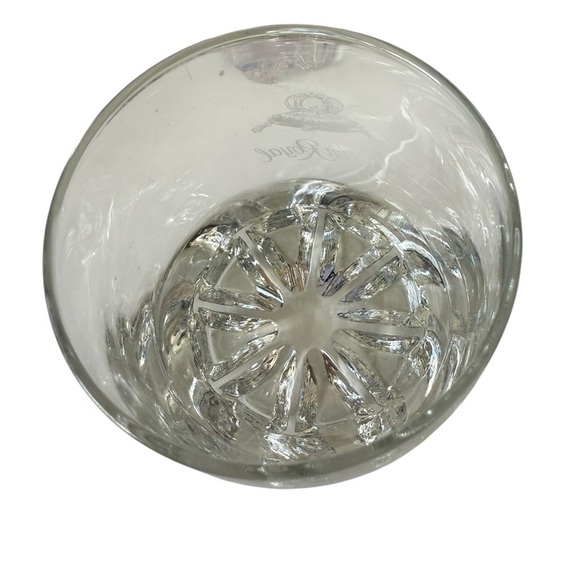 Crown Royal Whiskey Cocktail Rocks Glasses With Crown on pillow Set of 5 Etched - Picture 5 of 5